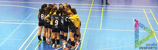 Voleibol da AAUBI nas fases finais dos CNUs