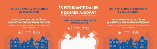 UBI e AAUBI promovem entrega de refeições a alunos em isolamento